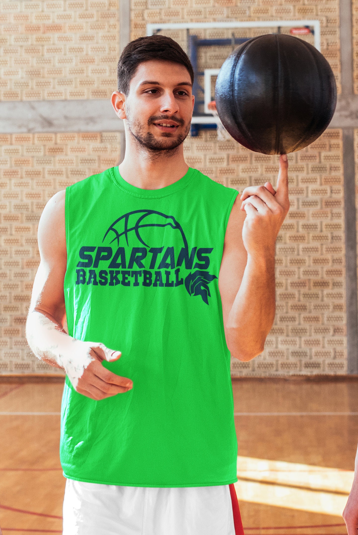 Spartans Basketball Svg Spartan Basketball Svg Spartans Svg Etsy