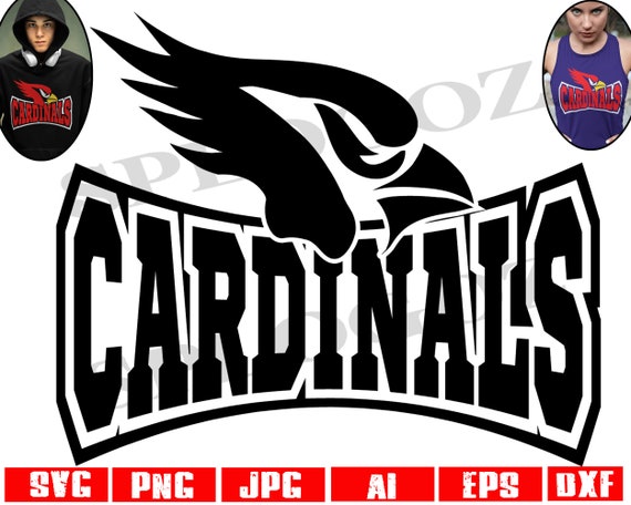 Cardinals svg, Cardinal svg, Cardinal png, Cardinal png, Cardinals mascot svg, Cardinals school mascot, Cardinals school png, Cricut designs