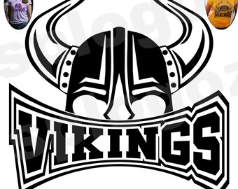 Vikings svg digital download Viking svg for tshirts hoodies school spirit png Viking mascot svg Vikings school logo Cricut project png files