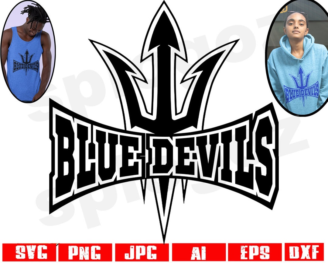 Blue Devils Svg, Blue Devil Svg, Blue Devils Png, Blue Devils Mascots