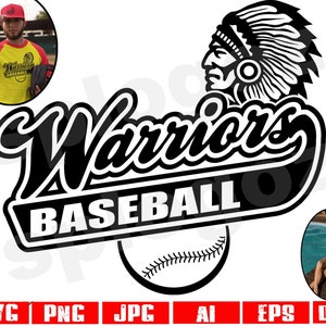 Baseball Warriors svg Baseball Warriors svg Baseball Warriors svg Maskotka Warriors svg Warriors svg Warriors svg Cricut svg Projekty Cricut svg