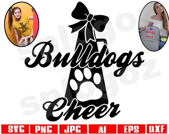 Bulldogs cheer svg Bulldog cheer svg Bulldogs cheerleading svg Bulldog cheerleading svg Bulldogs svg Bulldog svg Bulldogs mascot svg Bulldog