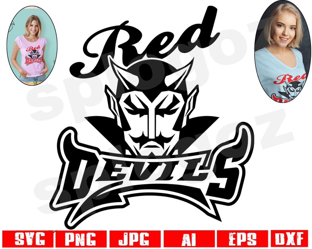 Red Devils Svg, Red Devil Svg, Red Devils Png, Red Devils Sports, Red