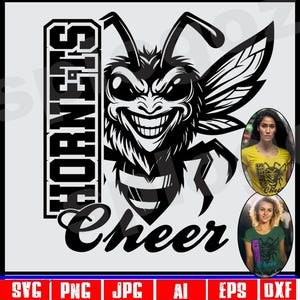 Hornets cheer svg Hornet cheer svg Hornets cheer png Hornets svg Hornet svg Hornets cheerleading svg Hornet cheerleading png Cricut designs