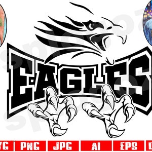 Eagles svg Eagle svg Eagles mascot svg Eagles png Eagles School spirit svg Eagles school svg Cricut svg Eagles school design Silhouette svg