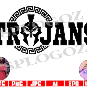 Trojan svg, Trojans svg mascot, Trojans football svg, digital Download, SVG Cut File, SVG for Cricut or Silhouette,Trojans football, Trojans