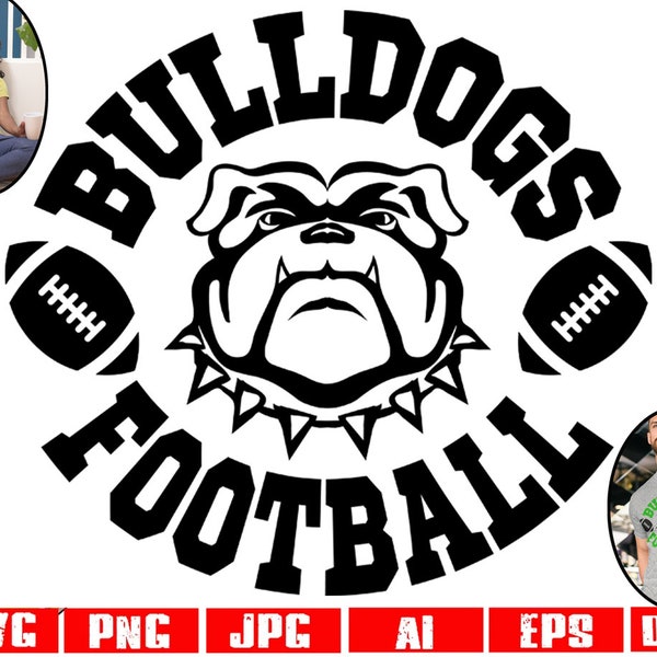 Bulldogs football svg Bulldog football svg Bulldogs football png Bulldogs svg Bulldog svg Bulldogs mascot svg Bulldog school spirit Bulldog