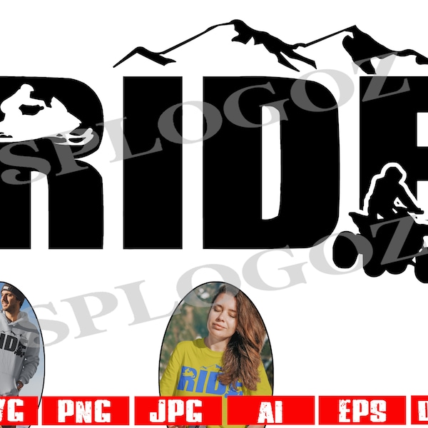 4 Wheeler svg, 4 Wheeler png, snowmobile svg, snowmobile png, 4 wheeling sublimation Cricut or Silhouette, Mountain sports svg, outdoor svg