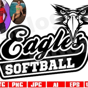 Eagles softball svg Eagle softball svg Eagles softball png Eagles svg Eagle svg Eagles mascot svg Eagles spirit wear school spirit svg Eagle