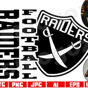 Raiders football svg Raider football svg Raiders football png Raiders football logo Raiders svg Raider svg Raiders mascot svg Cricut designs