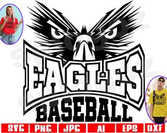 Eagles baseball svg Eagle baseball svg Eagles svg Eagle svg Eagles baseball png Eagles png Cricut svg Cricut designs Eagles mascot svg Eagle