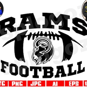 Rams football svg Ram football svg Rams football png Rams svg Ram svg Rams png Rams design svg Rams mascot png Cricut projects Cricut design