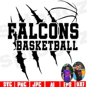 Falken Basketball svg, Falkenbasketball svg, Falkenbasketball png, Falken svg, Falkensvg, Falkenmaskottchensvg. Falken png. Cricut svg