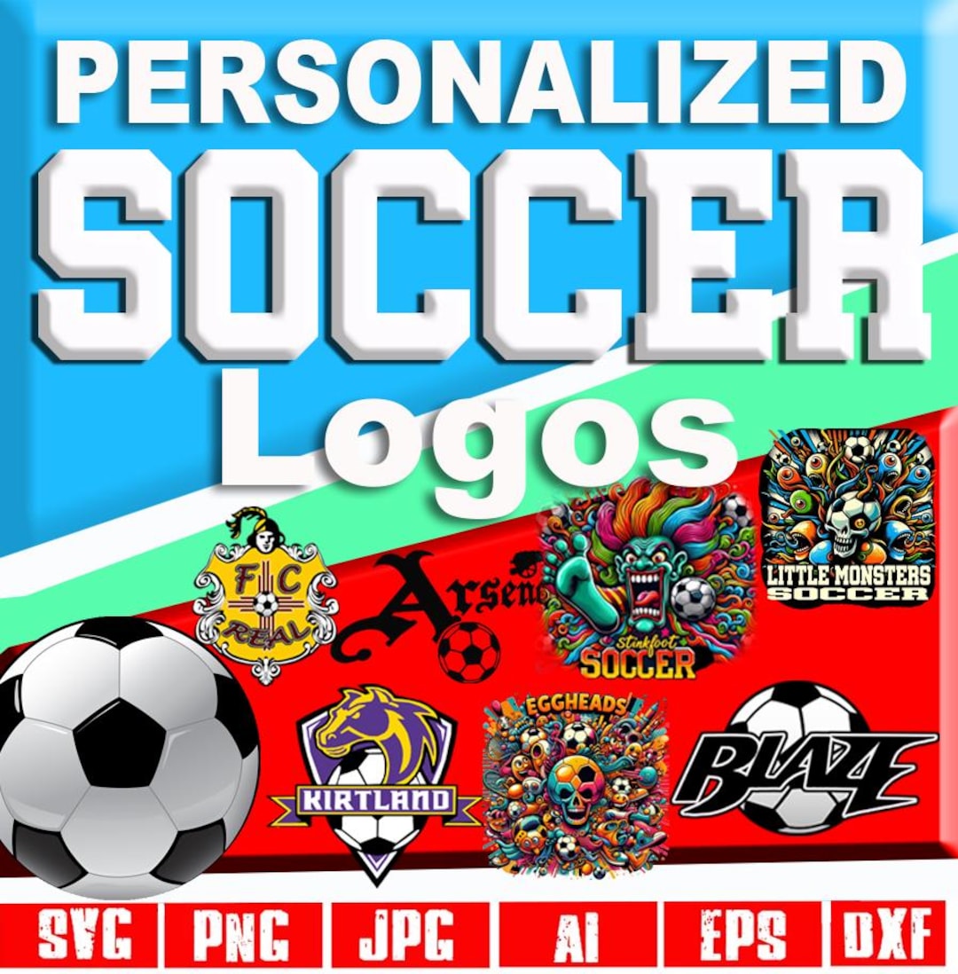 Personalized Soccer Logo Custom Soccer Design Png Custom Team Png ...