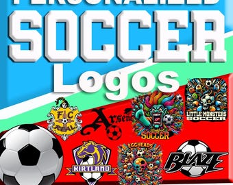 Personalized soccer logo custom soccer design png Custom team png Personalized soccer design custom team logo sports design soccer designs