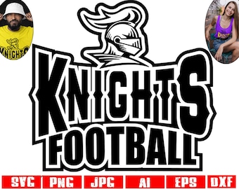 Knights football svg Knight football svg Knights football png Knights svg Knight svg Knights mascot svg Cricut svg Knights logo Cricut files