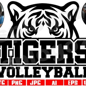 Tigers volleyball svg Tiger volleyball svg Tigers volleyball png Tigers svg Tiger svg Tigers mascot svg Cricut svg Cricut designs Tigers png