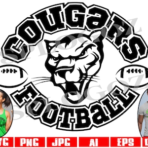 Cougars football svg, Cougar football svg, Cougars svg, Cougar svg, sports, sports jerseys svg, Cougars football png, Cougars png Cricut svg