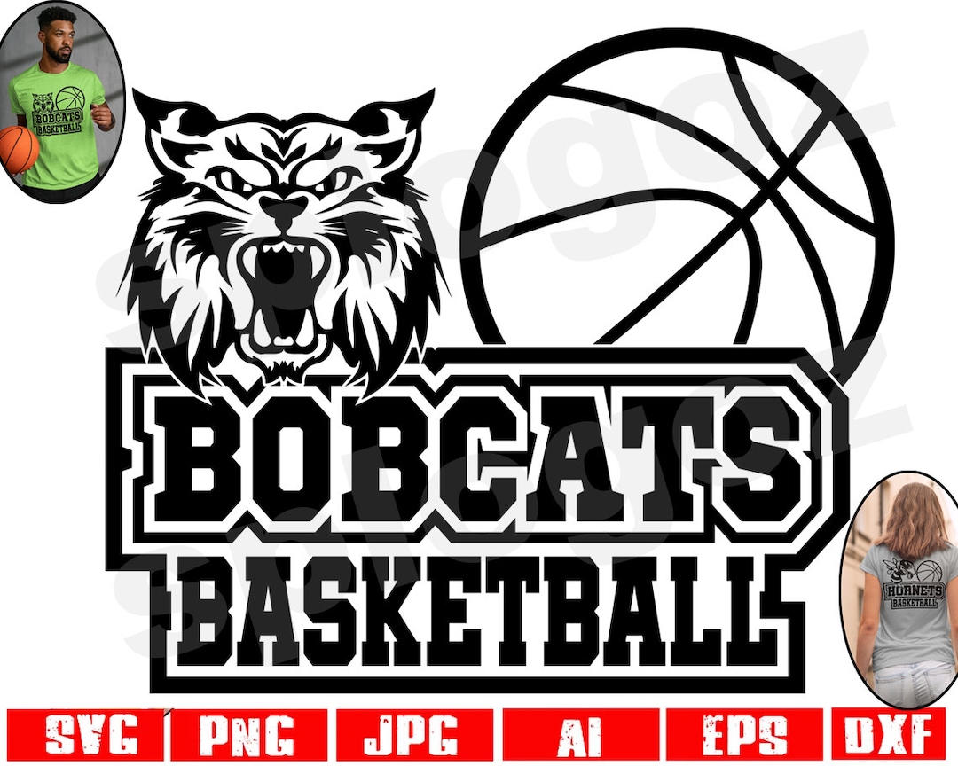 Bobcats Basketball Svg Bobcats Basketball Png Bobcat Basketball Svg