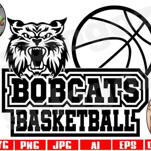 Bobcats basketball svg Bobcats basketball png Bobcat basketball svg Bobcats svg Bobcat svg Bobcats mascot svg Bobcats design Cricut designs