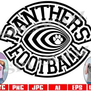 Panthers Football Svg, Panther Football Svg , Panther Svg, Panthers Svg