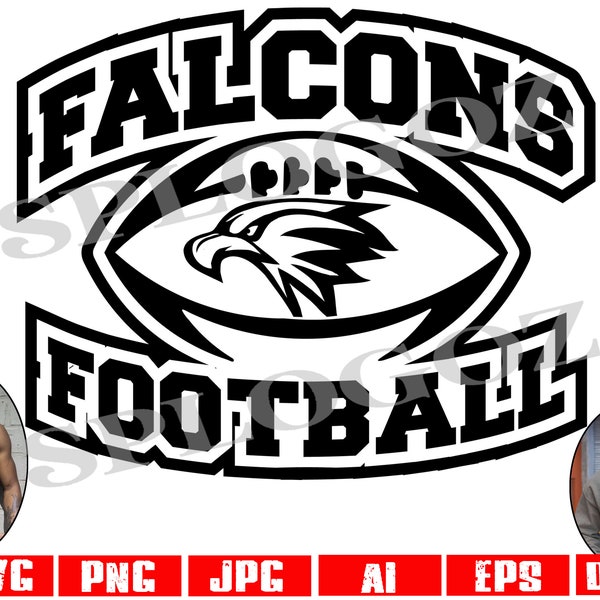 Falcons football svg, Falcon svg, Falcons svg, Falcon football svg, Falcons school mascot, sports, Falcons football png, Cricut designs svg