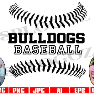 Bulldogs baseball svg, Bulldog baseball svg, Bulldog svg, Bulldogs svg, Cut File, SVG for Cricut or Silhouette sports svg png, team logo