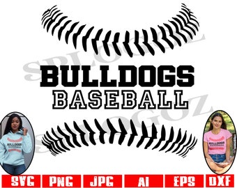 Bulldogs baseball svg, Bulldog baseball svg, Bulldog svg, Bulldogs svg, Cut File, SVG for Cricut or Silhouette sports svg png, team logo