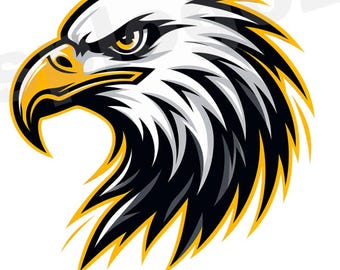 Eagles Mascot PNG design for dtf transfers sublimation teams or schools instant download