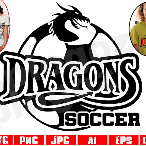 Dragons soccer svg Dragon soccer svg Dragons soccer png Dragons svg Dragon svg Dragons png Dragons mascot svg Cricut svg Cricut designs svg