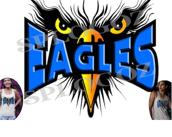 Eagles sublimation design, Eagles sublimation png, sports png, Eagles png, Cricut Silhouette, Eagles transfer, Eagles downloads school logo