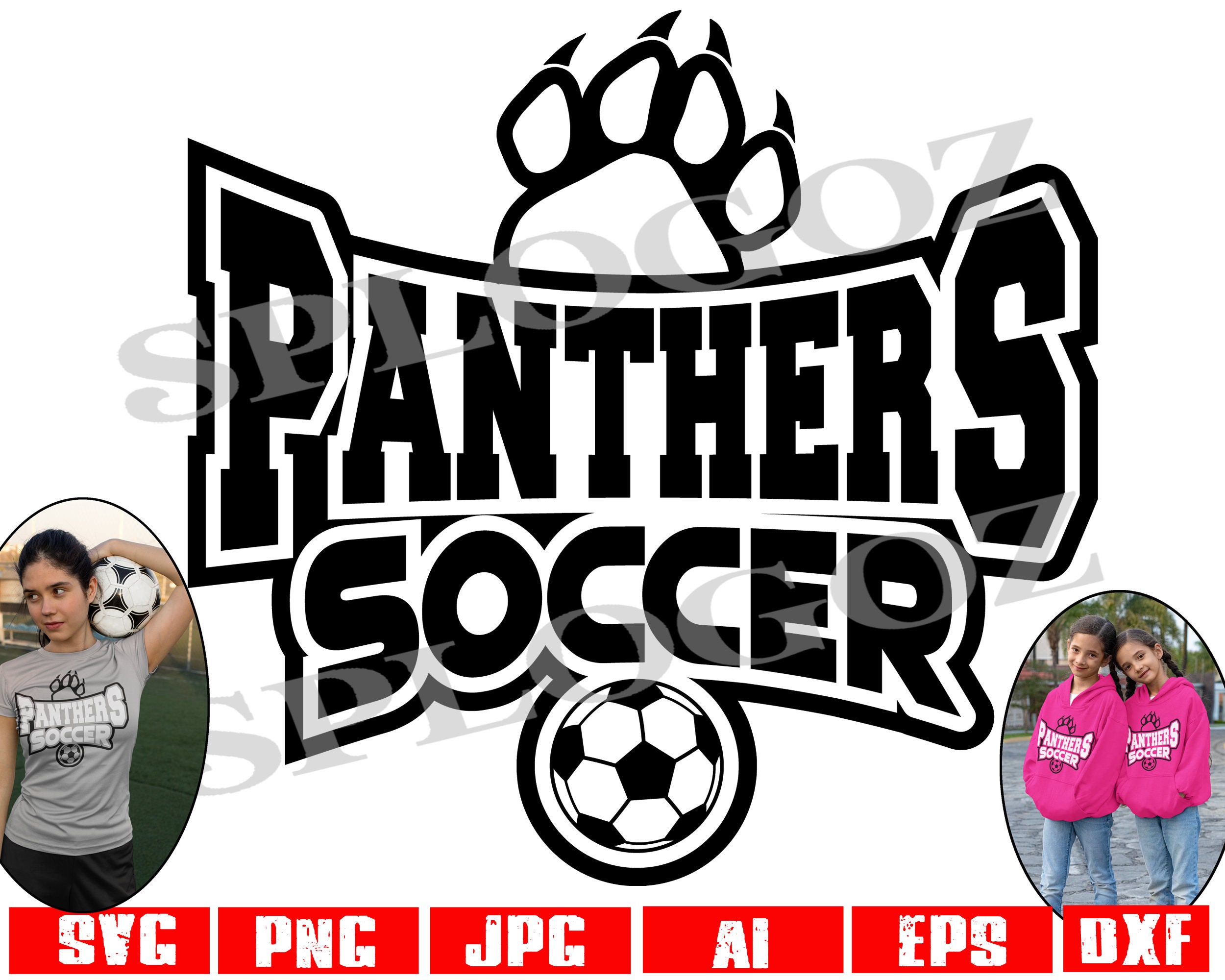 Panthers Soccer Svg Panther Soccer Svg Panther Svg - Etsy