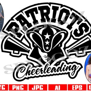 Patriots cheerleading svg, Patriot cheerleading svg, Patriots svg, Patriot svg, Patriots cheer svg, Patriot cheer svg, Patriots mascot svg