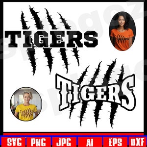 Tigers svg, Tiger svg, Tigers png, Tiger png, Tigers mascot svg, Tigers school svg, Tigers mom svg, Cricut designs, Tigers school spirit svg