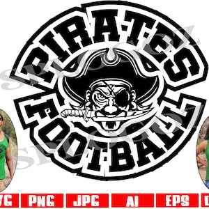 Pirates football svg, Pirate football svg, Pirates svg, Pirate svg, Pirates football png, Pirates png, Cricut designs, sports Pirates mascot