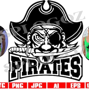 Pirates svg, Pirate svg, Pirates png, Pirate svg, Pirates mascot svg, Pirates spirit shirt, Pirates school png, Pirates mascot, Cricut svg
