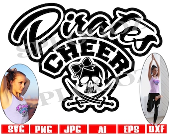 Pirates cheer svg, Pirate cheer svg, Pirates cheerleading svg, Pirate cheerleading svg, Cricut designs, Pirates svg, Pirate svg, Pirates png