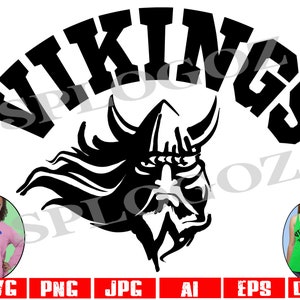 Vikings svg, Viking svg, Vikings png, SVG Cut File, SVG for Cricut or Silhouette, School Spirit svg, jerseys, Viking digital download mascot