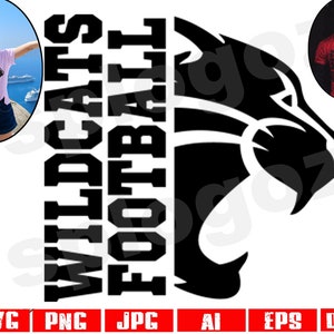 Wildcats football svg Wildcat football svg Wildcats football png Wildcats svg Wildcat svg Wildcats football design Cricut project Wildcats