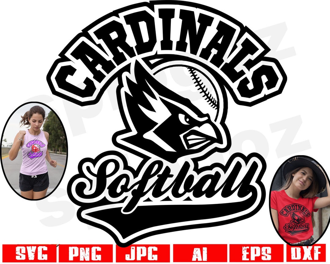 Cardinals Softball Svg Cardinal Softball Svg Cardinal Svg Cardinals Svg