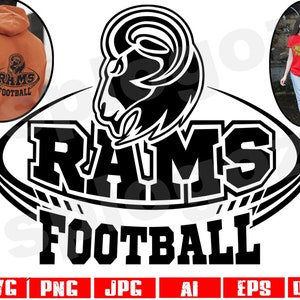 Rams Football Svg Ram Football Svg Rams Football Png Rams Svg Ram Svg ...