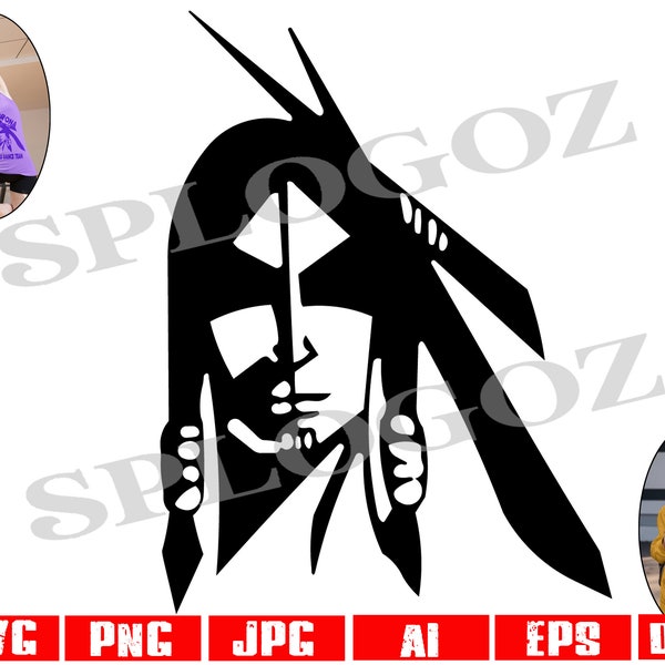 Indians svg, Indian svg, Indians mascot png, Indian logo png, SVG Cut File, SVG for Cricut or Silhouette, School Spirit svg, sports dxf png