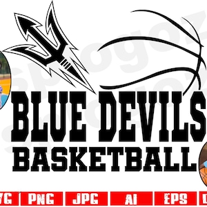 Baloncesto Blue Devils svg, Baloncesto Blue Devils svg, Blue Devils svg, Blue Devil svg, Baloncesto Blue Devils png, diseños de Cricut spirit svg