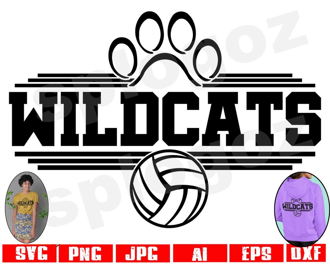Wildcats Volleyball Svg Wildcat Volleyball Svg Wildcats Volleyball Png