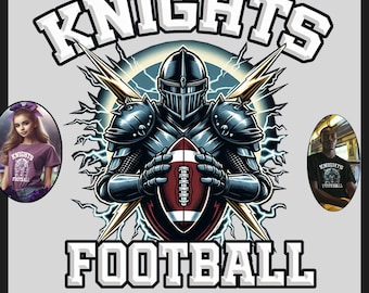 Knights football png, Knights PNG, T-shirt Sublimation png, Knights sublimation png, school spirit design, sports team logo, Knights tumbler