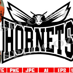 Hornets svg, Hornet svg, Hornets svg mascot, Hornets png, SVG Cut File, SVG for Cricut or Silhouette, School Spirit, sports Hornets png dxf