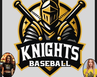 Knights baseball sublimation png, Knights PNG, T-shirt Sublimation png, Knights tshirt png. school pride design, team sport design png