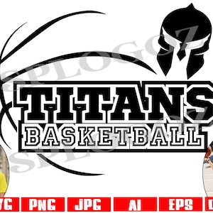 Titans basketball svg, Titan basketball svg, Titans svg, Titan svg, Titans mascot svg, Titans basketball png, Titans logo svg basketball svg