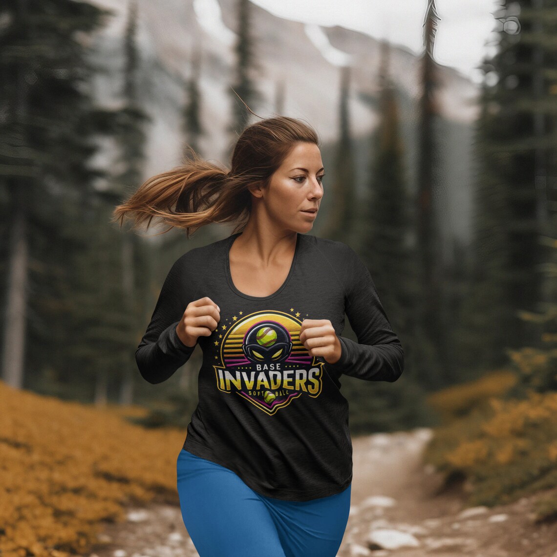 Base Invaders Softball Png, Base Invaders Design PNG, Base Invaders ...