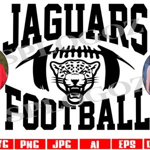Fútbol de los Jaguars svg, fútbol de los Jaguars svg, fútbol de los Jaguars png, Jaguars svg, Jaguar svg, Jaguars png, mascota de los Jaguars svg, archivos svg de Cricut